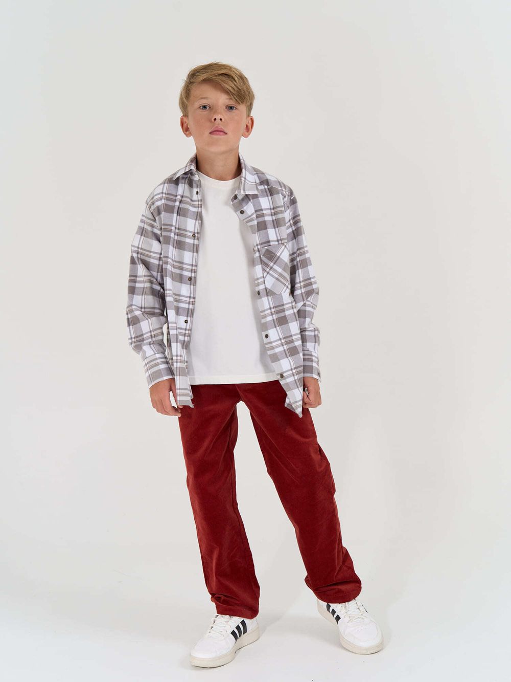 Рубашка фланелевая "Дымка" 7+
