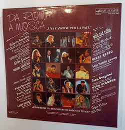 Винтажная виниловая пластинка LP Сборник Da Roma A Mosca 2LP (СССР 1987)