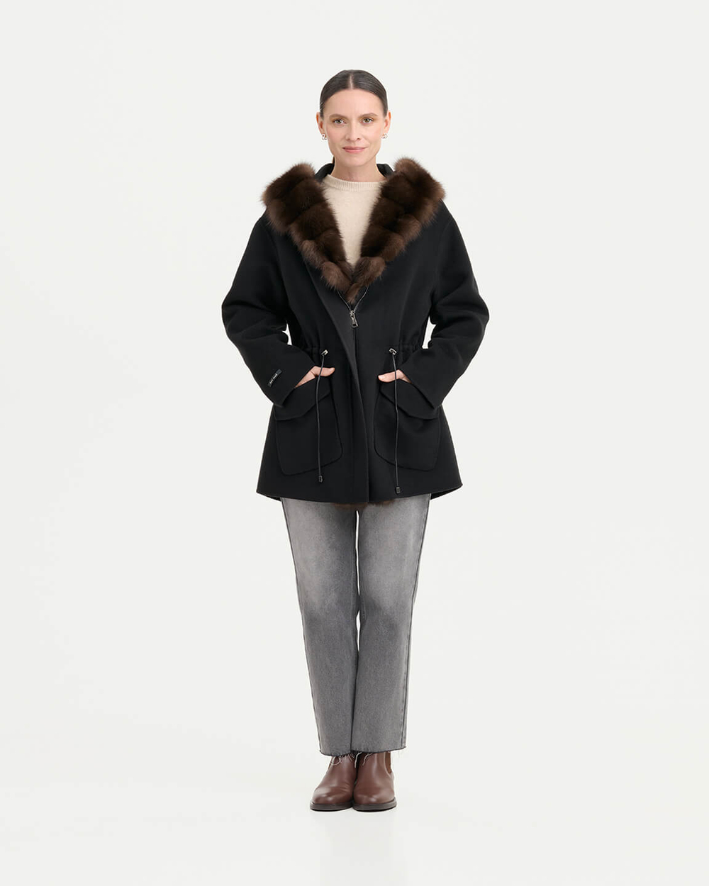 Парка кашемировая