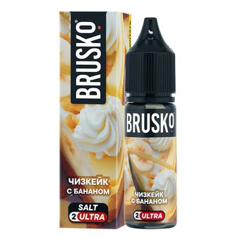 Жидкость BRUSKO Salt (Chubby) 2% ULTRA 35 ml - Чизкейк с бананом