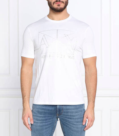 футболка Armani Exchange - белый(6LZTAM ZJA5Z)
