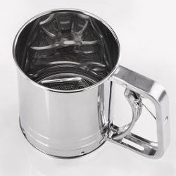 Сито 9,9 см кружка h12,9 см с механизмом нерж. мелкая сетка P.L. Proff Cuisine