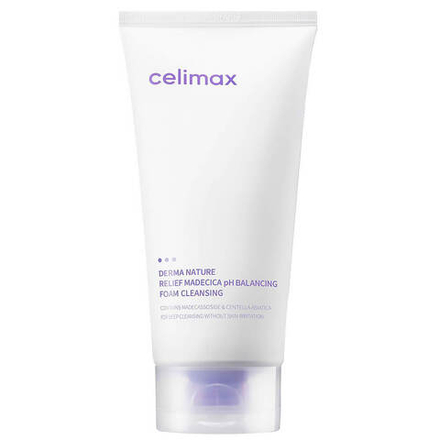 Слабокислотная очищающая мягкая пенка Celimax Derma Nature Relief Madecica pH Balancing Foam Cleansing 150 мл