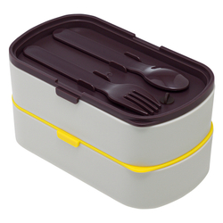 Ланч-бокс с приборами 1л Smart Solutions Food Time серый