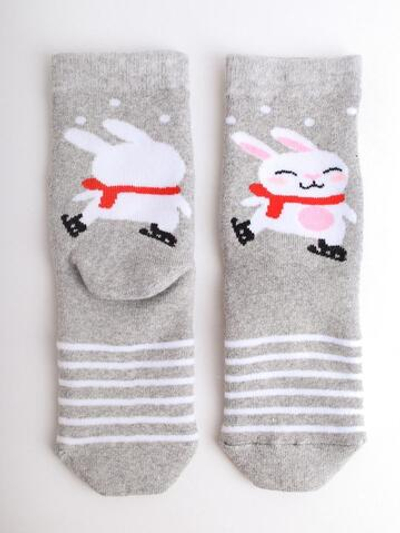 Носки детские махровые TBP330 св.серый меланж р.18 (Батик), 1 шт.