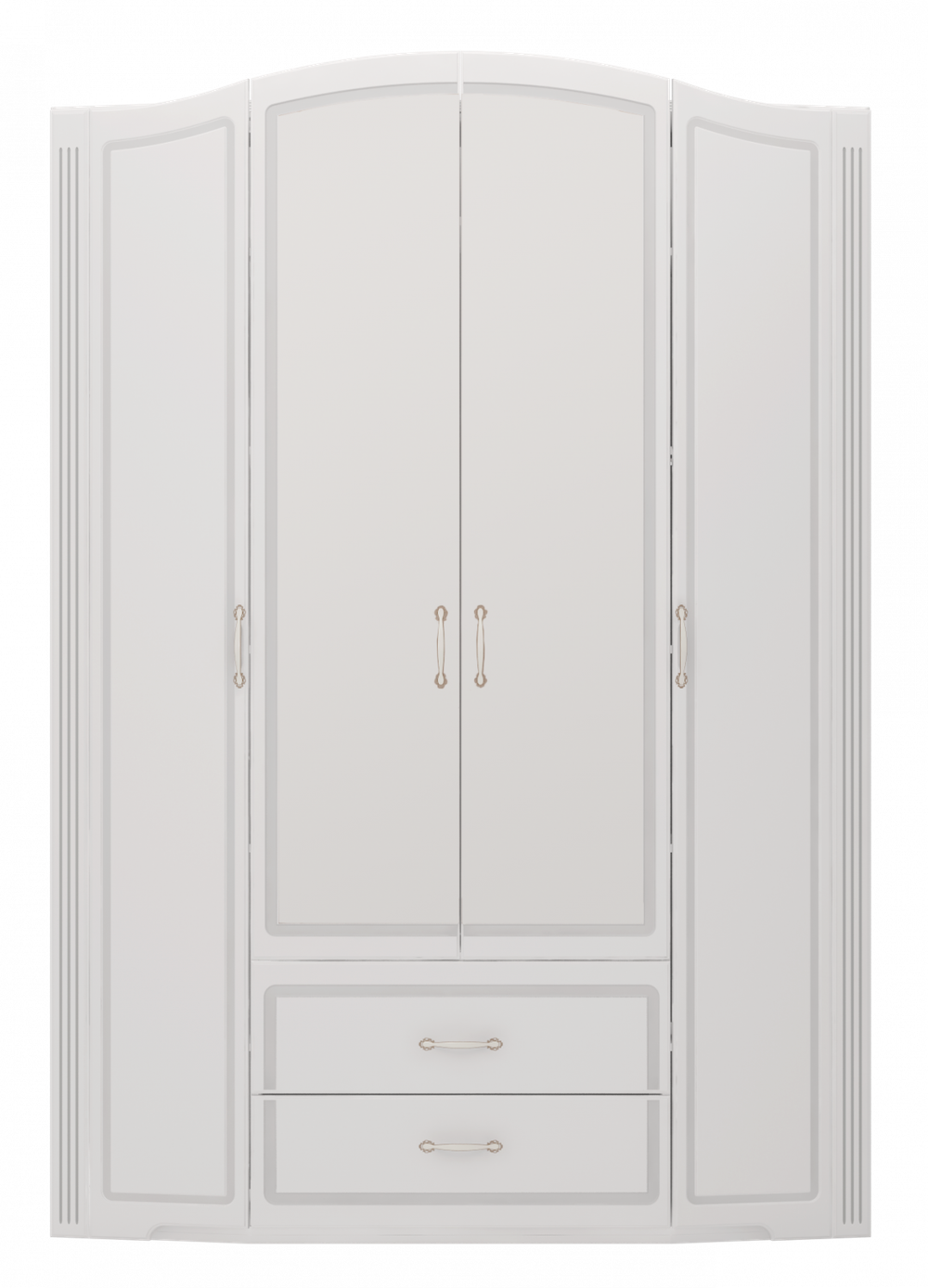 Шкаф для одежды 4-х дверный с ящиками Виктория 02