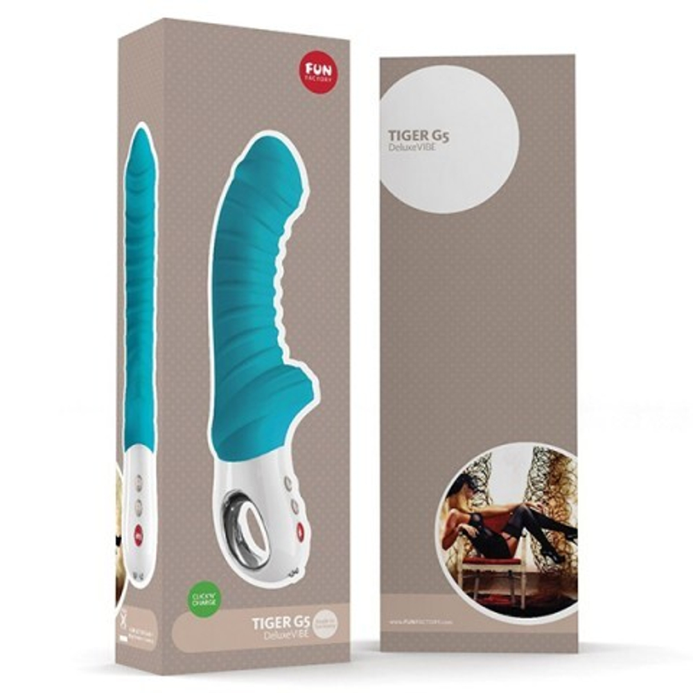 Вибратор точки G TIGER от Fun Factory (синий)