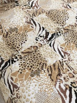 Простынь на резинке Сказка "Сафари" 180х200 см, перкаль