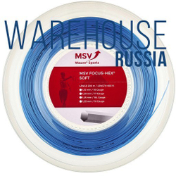 Теннисные струны MSV Focus Hex Soft (200 m) - красный