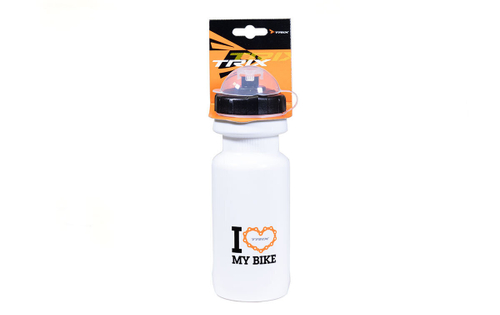 Фляга TRIX, 600 мл, защитная крышка, 70 С/-10 С, LDPE, черно-белая