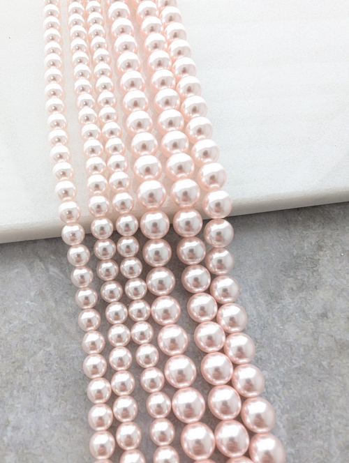 Жемчуг Майорка светло-розовая