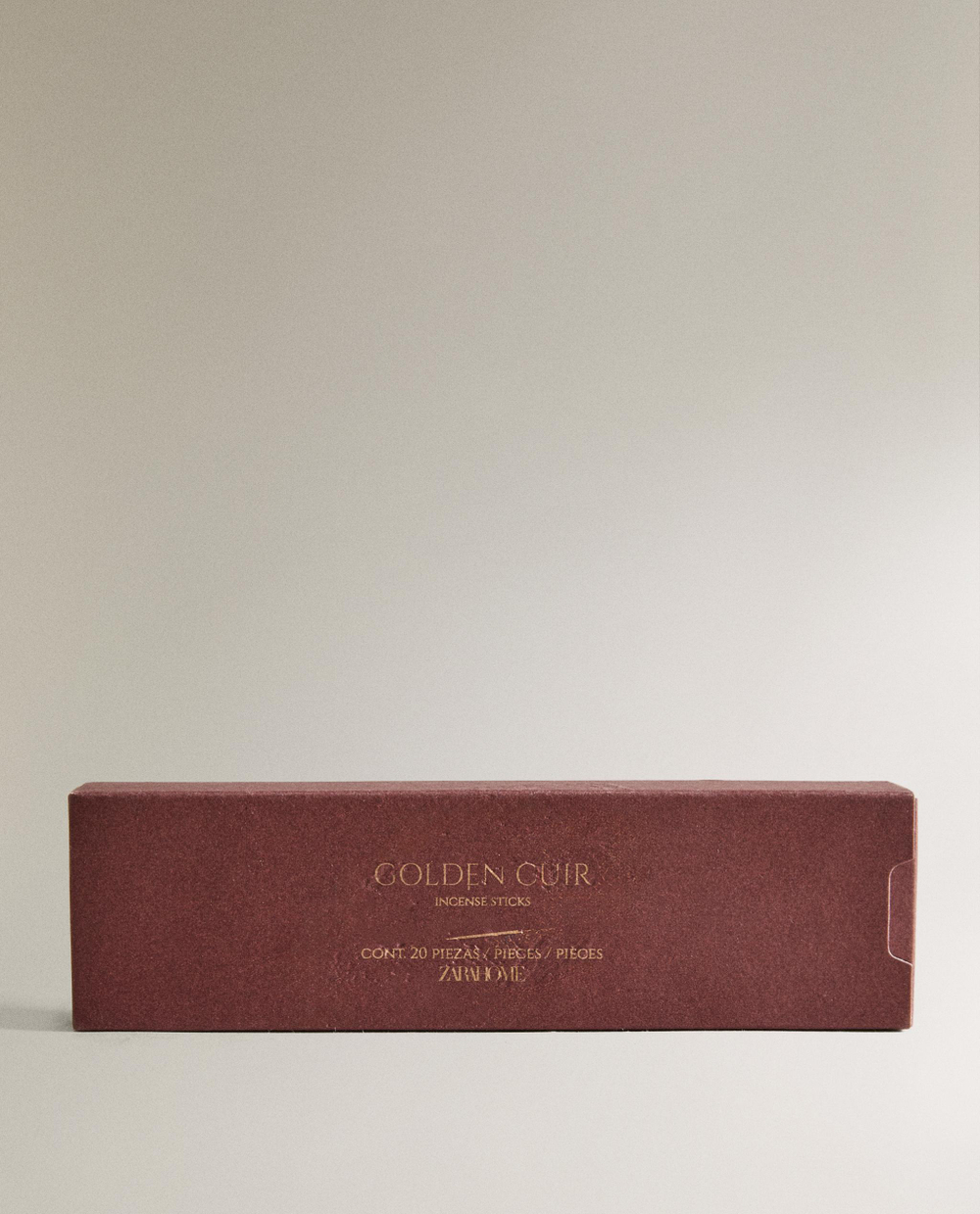 Zara Home Благовония Golden Cuir, ароматические палочки, аромат восточный древесный, Коричневый