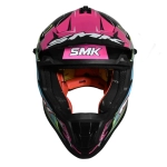 Шлем SMK ALLTERRA MAVERIX, цвет розовый/голубой/желтый (L)