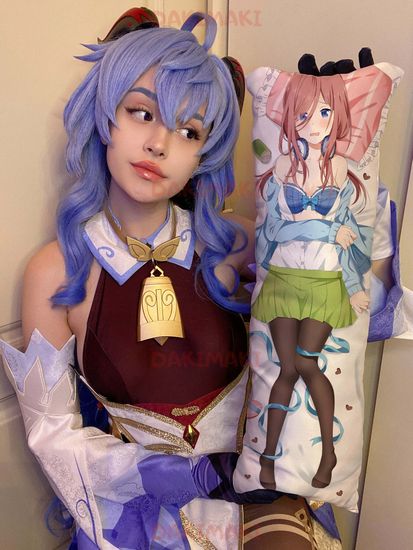 Мини дакимакура Мику Накано из Пять невест арт. M0814, 60х20 см