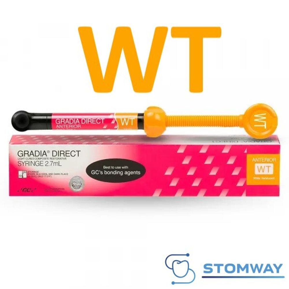 Gradia Direct WT (4гр.) Градиа Директ WT (белый полупрозрачный) шпр., пломбировочный материал