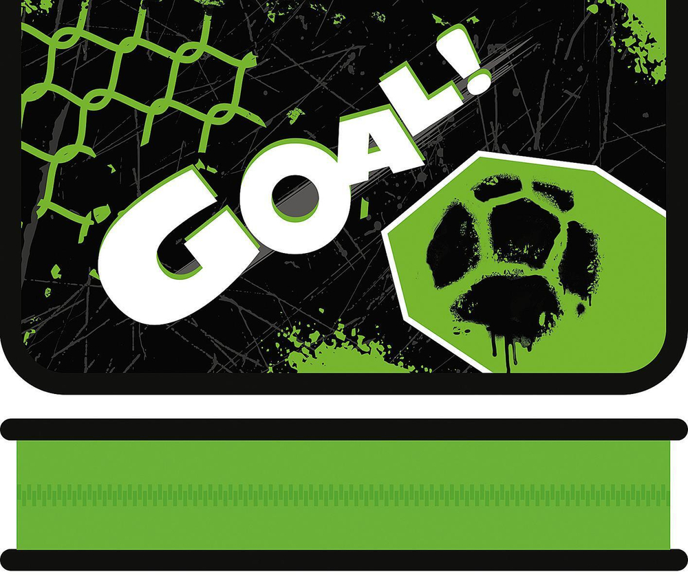 Пенал 1 секц. большой с откидной планкой 190/115 "Cool goal 2025"