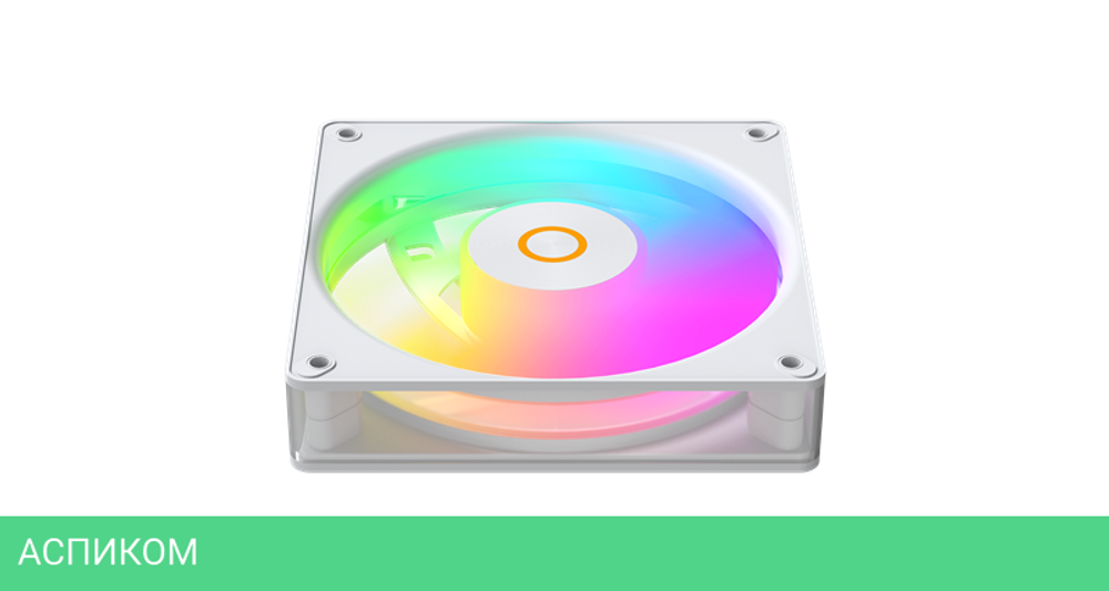 Вентилятор для корпуса Ocypus Gamma F12 Elite WH ARGB White (Gamma-F12-WH1AM00E-GL)