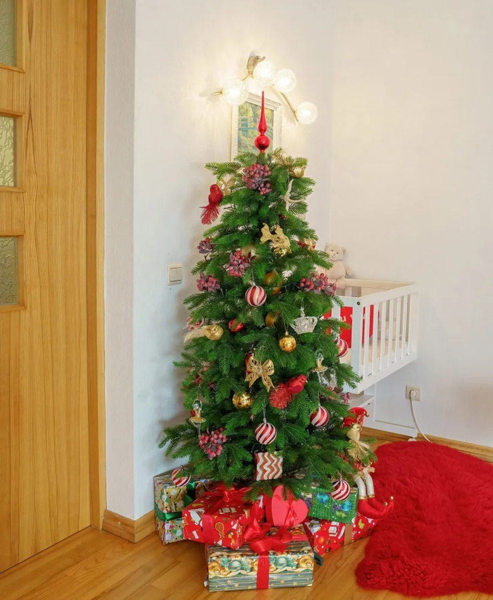 Ель искусственная Царь елка Кремлевская зеленая 160 см