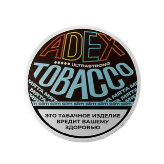 Жевательный табак Adex UltraStrong Slim - Мята 9г