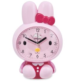 GAEM Art CL-75/3 Будильник «Зайка» розовый