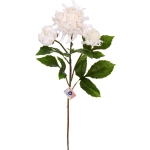 Цветок искусственный «Natur» 67см Пион белый