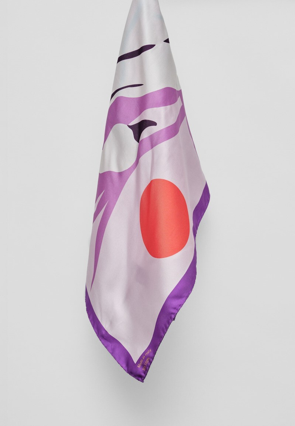 Шелковый платок AQQU VIOLET 70x70