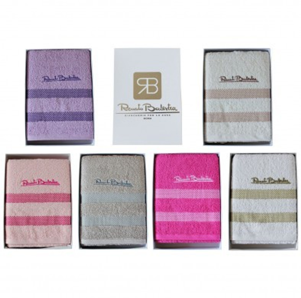 Набор полотенец 2шт Renato Balestra Джованна Fuxia малиновый