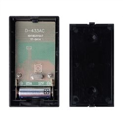 UDB-095W-R1T1-38S-BL-SL Звонок электронный. 220В. Радиус действия 150 м. Черный с серебристым. ТМ Uniel