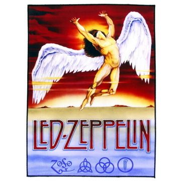 Нашивка спиновая Led Zeppelin ангел (144)