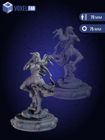 Демоническая Охотница. Фигурка/модель под покрас