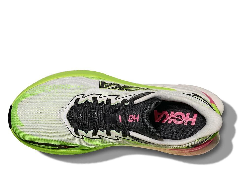 Кроссовки для бега женские Hoka Mach X 3 W Бело-Лайм