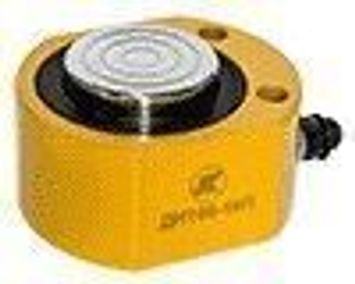 Домкрат низкий ДН200-20П (200т, Ход 20мм, подхват 110мм) с пружинным возвратом штока