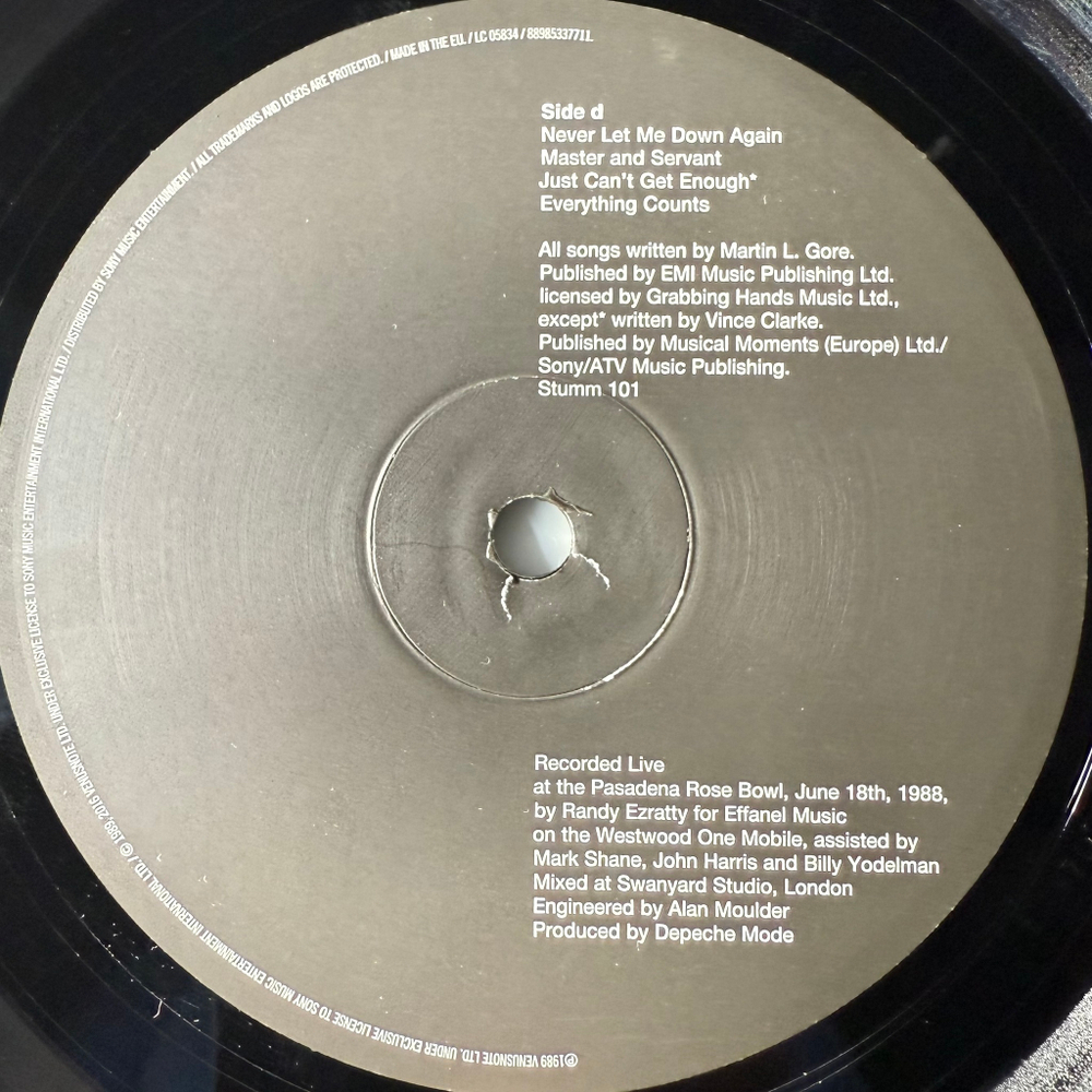 Виниловая пластинка Depeche Mode ‎– 101 2LP