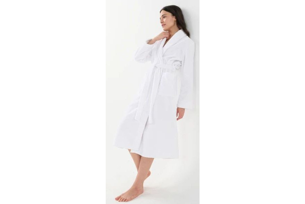 Халат махровый GoodNight Bamboo 54-56 (XХXL) белый