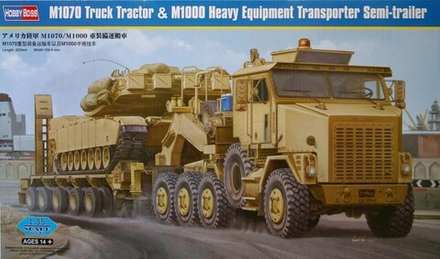 Сборная модель "M1070 Truck Tractor & M1000 Heavy Equipment Transporter Semi-trailer"