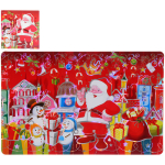 Салфетка на стол 41*26см в наборе 6+6шт «Дед Мороз и К»