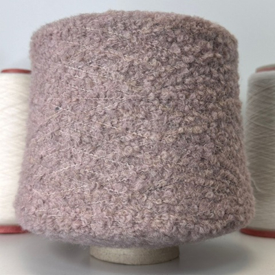 BRAZZE - Pinori Filati; 15% альпака fine, 36% меринос, 14% п/c, 35% п/а; букле; 280м/100гр; col. 8713, цвет: пыльная роза; S501