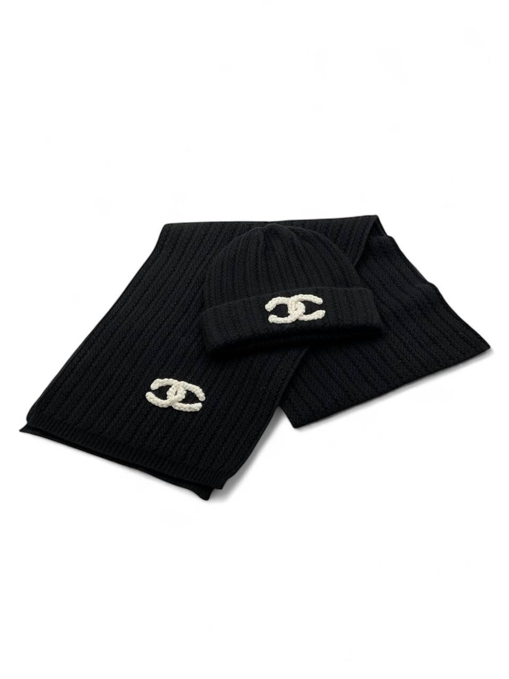 Комплект CHANEL (шапка + шарф), арт. 466390582