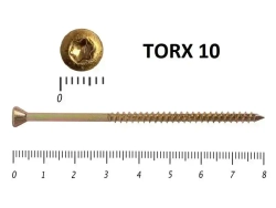 Саморез для деревянных полов 4*80 с алмазным наконечником