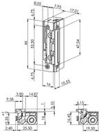 Электромеханическая защелка Dorcas 99AF TOP