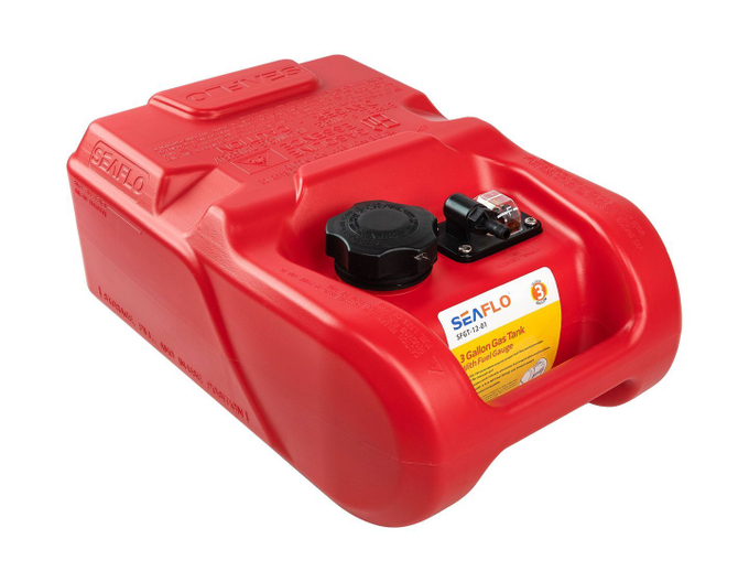 Бак топливный SeaFlo, 12 л, без переходника