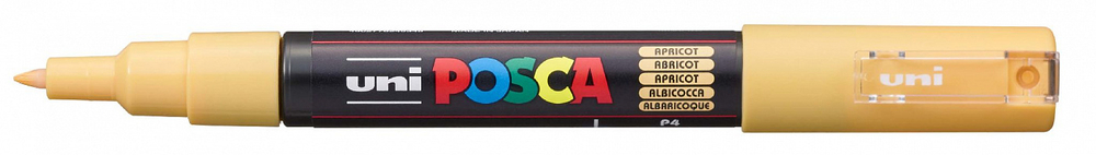 Маркер POSCA PC-1M, абрикосовый, 0.7 мм, пулевидный наконечник