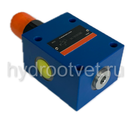 DBDS10G1X/400 - Предохранительный клапан прямого управления Ду10, давление регулировки до 400 бар, тип монтажа - резьбовой, элемент регулировки S = винт