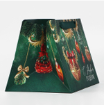 Пакет подарочный новогодний с широким дном «С Новым годом», 25×19×18 см