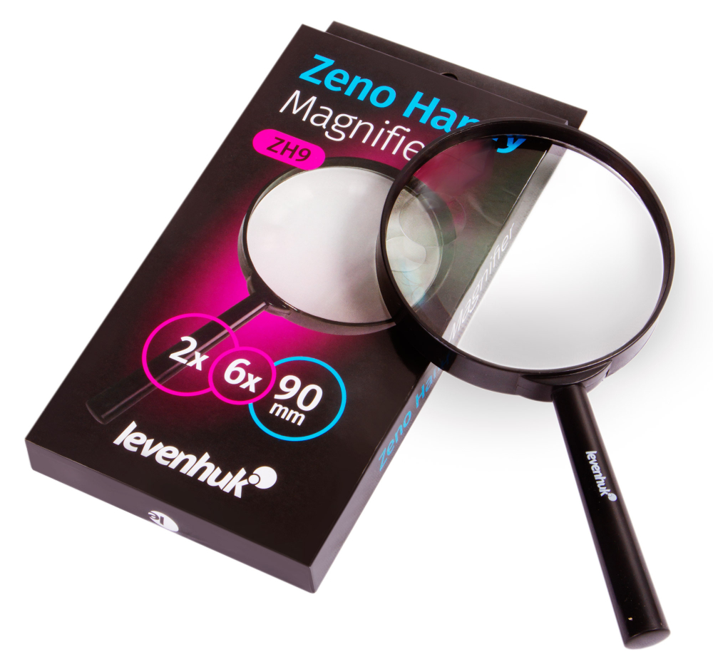 Лупа ручная Levenhuk Zeno Handy ZH9, черный