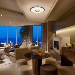 Citilux Старлайт Смарт CL703A45G Умная люстра Венге