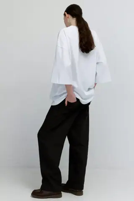 Брюки мужские из черной джинсы