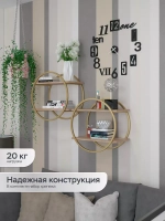 Полка круглая настенная