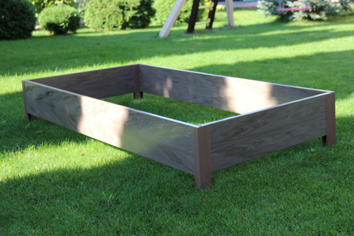 Грядка ПВХ 0,75м*2,0м высота 18см Итальянский орех ЛЮКС