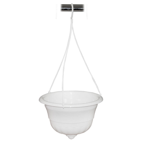 Горшок подвесной Грация белый (4,5л)